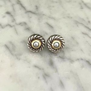 David Yurman Pearl Studs